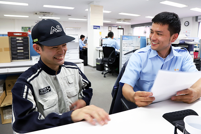 アドバイザーに追加作業の報告と相談