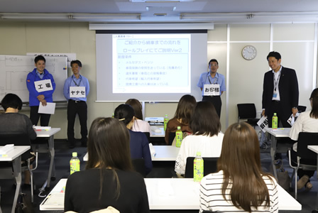 事故を想定した寸劇